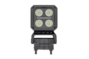 LED Light Pair - Rough Country - 2 Inch | Flood | Swivel Mount - Black